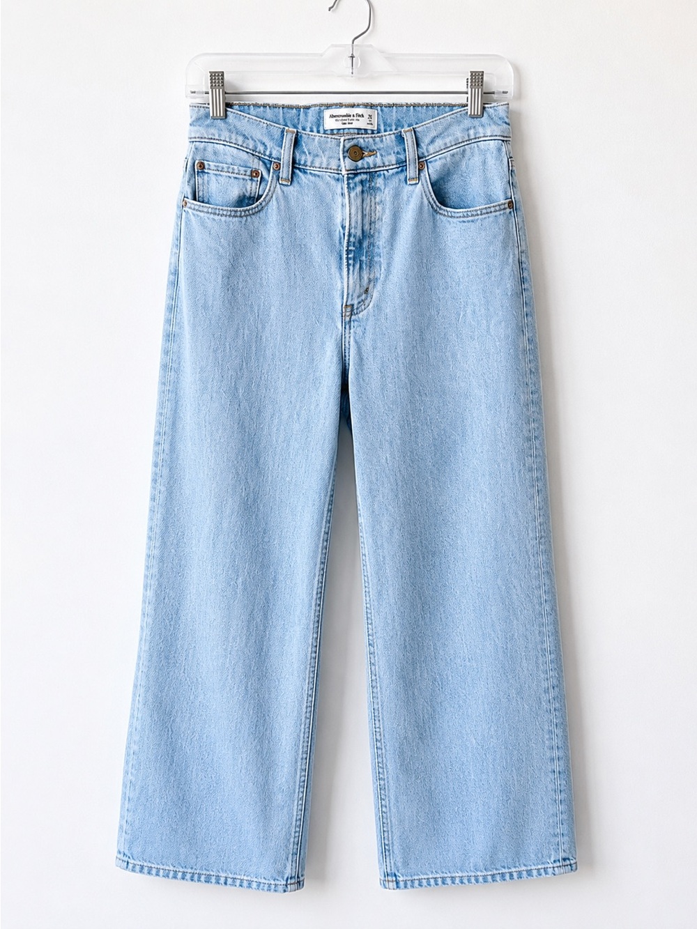 Abercrombie & Fitch Light Blue Wide Leg Jeans